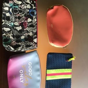 Bundle of 4 Ipsy bags